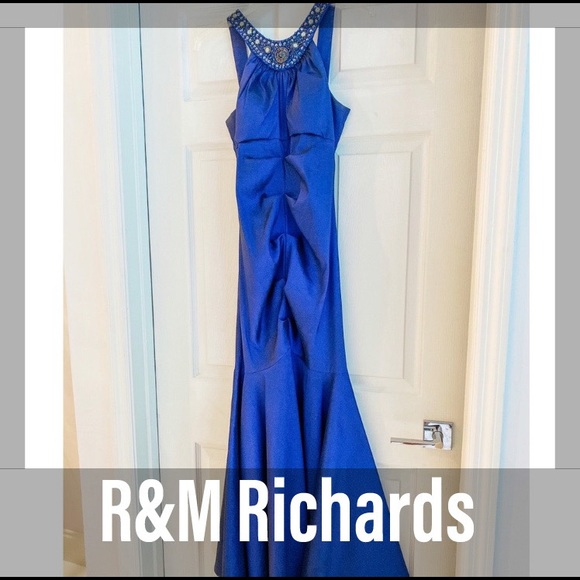 R&M Richards | Dresses | Rm Richards Royal Blue Gown | Poshmark
